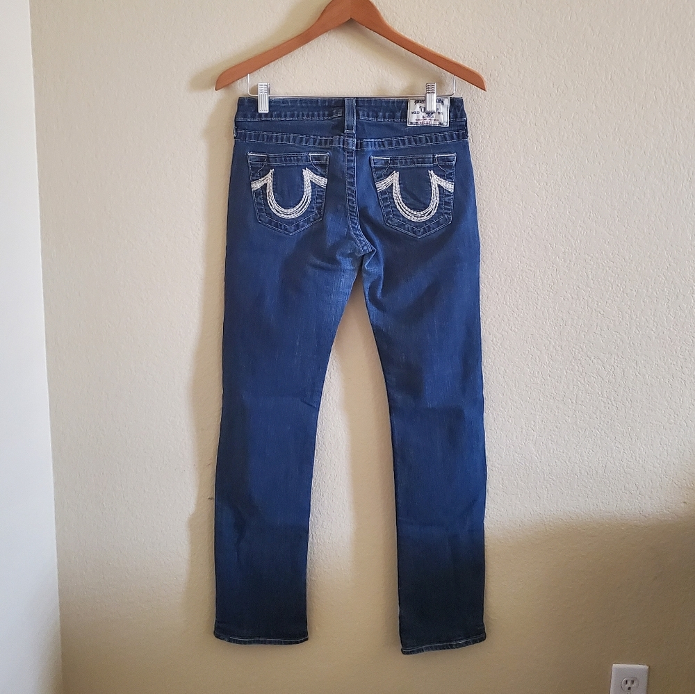 TRUE RELIGION low rise skinny jeans sz 28